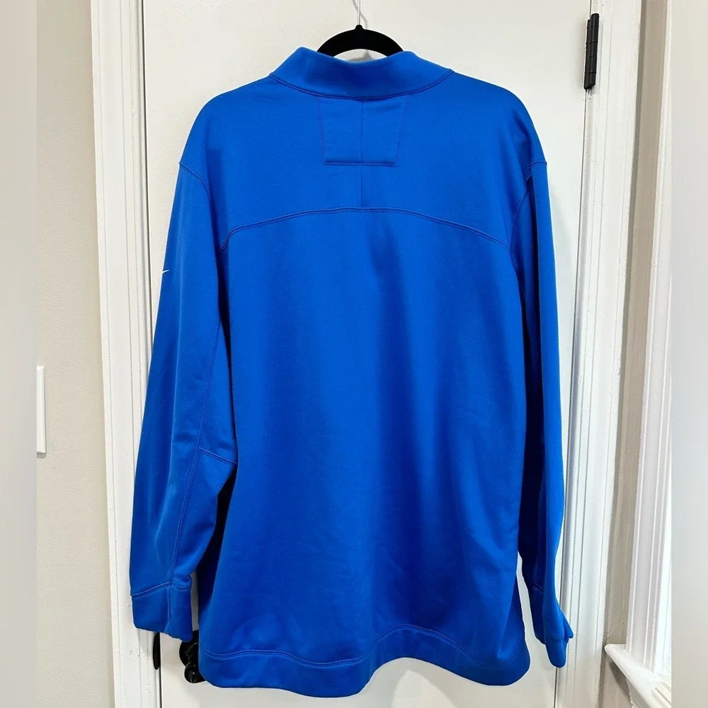 Nike men's XXL Golf therma pullover, 1/2 zip, blue,‎ standard fit